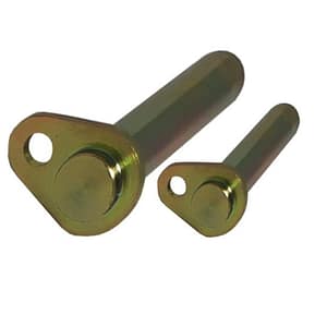 PEAR SHAPE CAPPED PINS