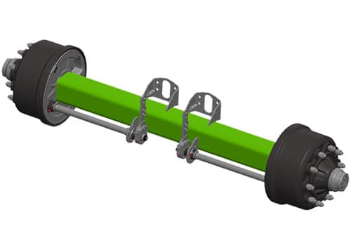 C-D-Square-Beam-Axle Axle