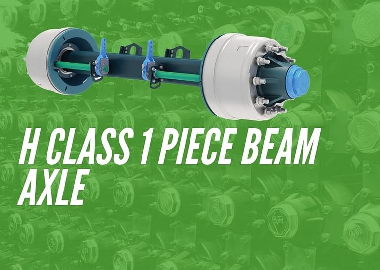 H Class 1 piece beam axle