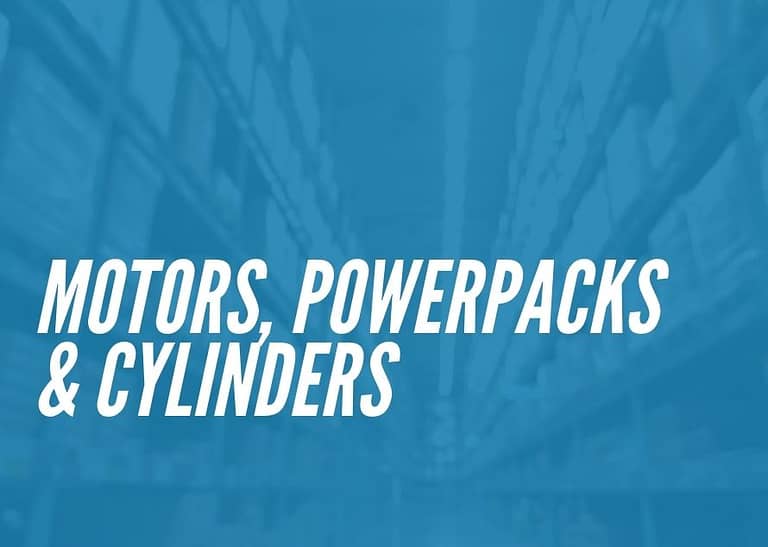 Motors, Powerpacks, Cylinders