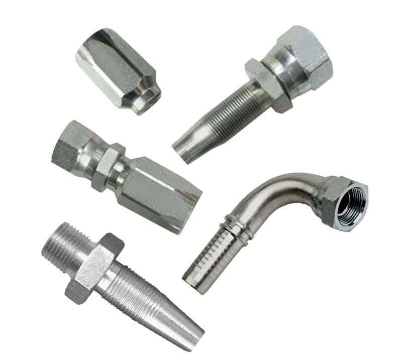 Reusable hose fittings