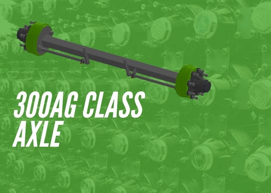 300AG agricultural braked axle
