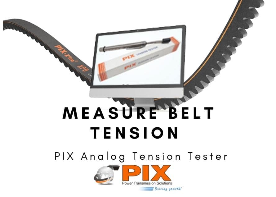 How to measure belt tension using PIX Analog Tension Tester DistagQCS