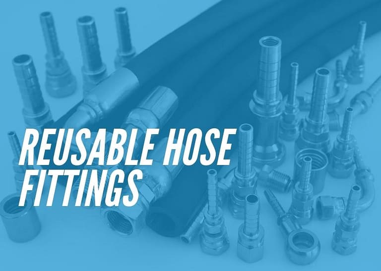 REUSABLE hose fittings